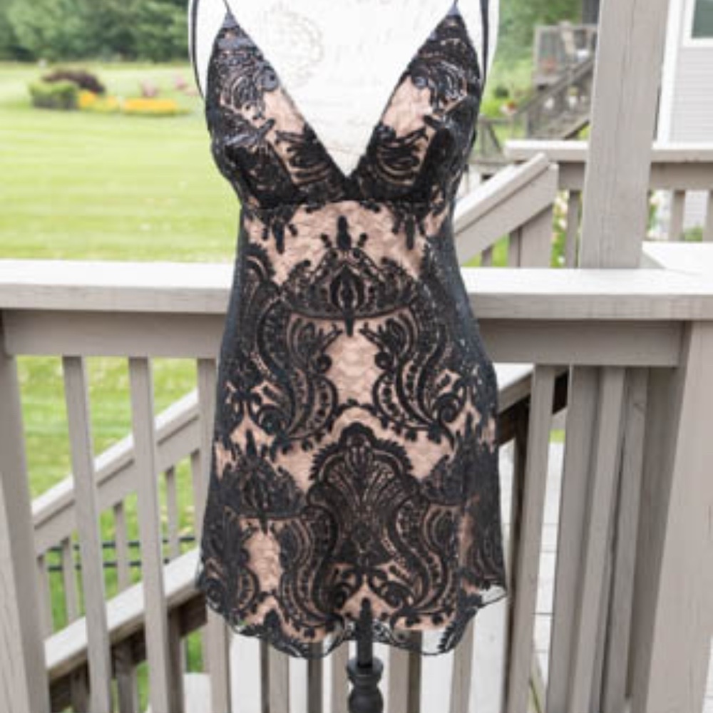 Free People black dress Sz 4